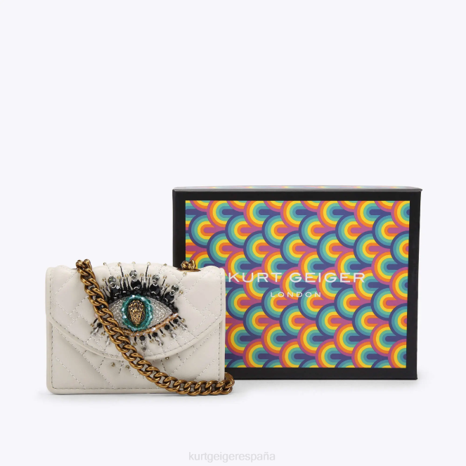 Kurt Geiger mujer micro ojo de kensington de londres 2LPR54 | bolsas hueso